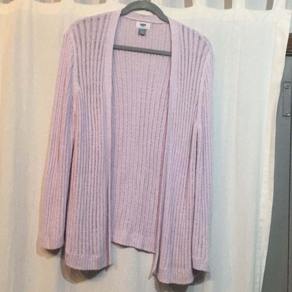 Bell sleeved, lightweight sweater in lilac
